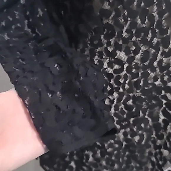 Current/Elliot The Rin Leopard Lace Design Top Size 0 - Picture 5 of 10